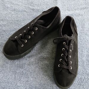 Divided Brand Black Canvas Sneakers. Size 10. Worn Once.
